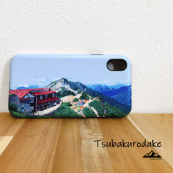 燕岳 燕山荘 iphone スマホケース アウトドア 登山 山 北アルプス 1枚目の画像