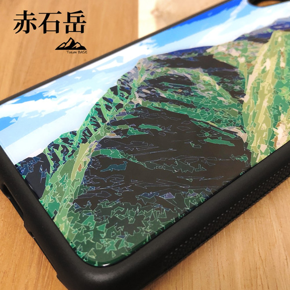 赤石岳 iphone スマホケース アウトドア 登山 山 2枚目の画像