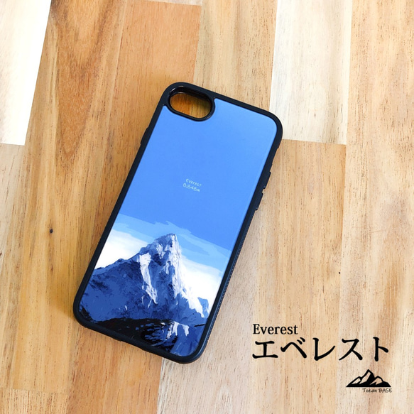 エベレスト iphone スマホケース 登山 山 スマホカバー エヴェレスト 4枚目の画像