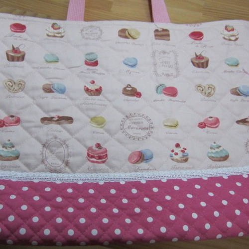 オーダーメイド】入園入学グッズ薄ピンクマカロン柄