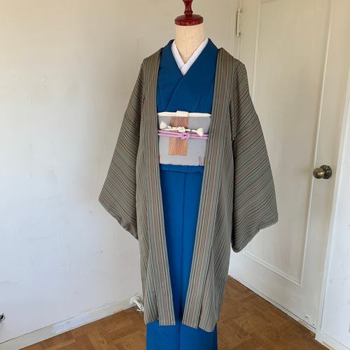 ありがとうございます。おまとめ5点 単衣 長羽織 着物 haori しば田  