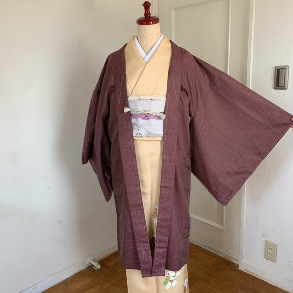 小豆色羽尺反物 【公式通販】