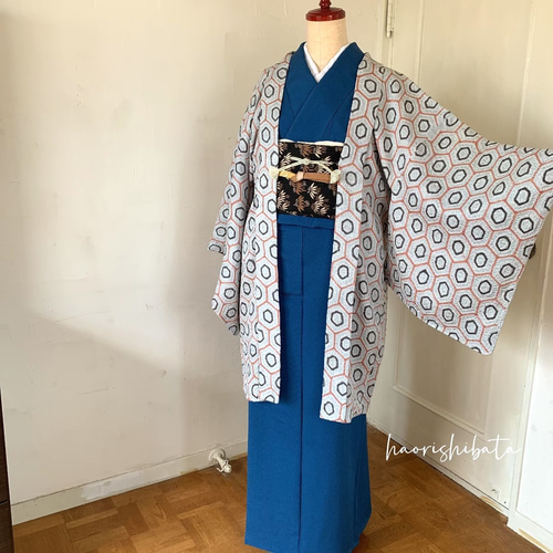 正絹手縫い　袷着物 5％OFF】【着物2点セット】【お仕立付き・袷】都粋オリジナル 東レシル