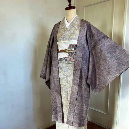 新品 正絹 単衣 女物 長羽織 着物 haori しば田（お休み） 通販