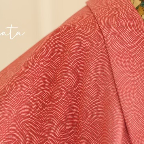 新品 正絹 単衣 女物 長羽織 鮫小紋 着物 haori しば田（お休み 