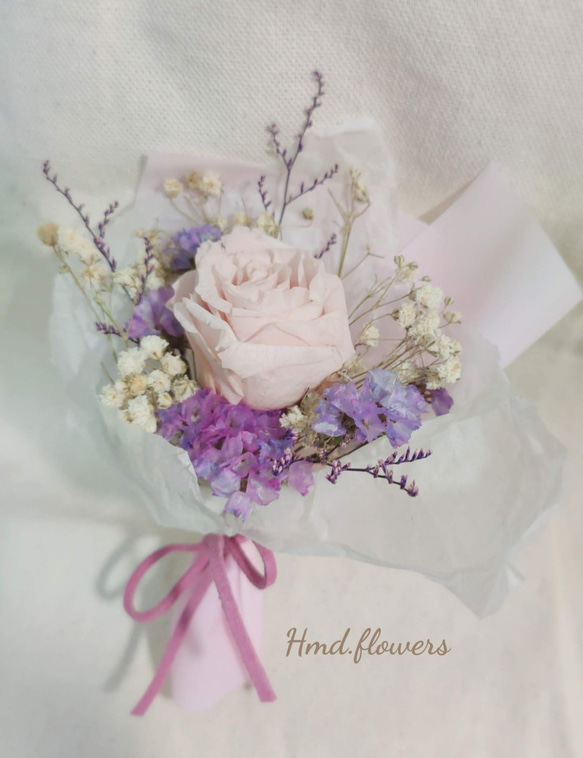 【HMD.Flowers】迷你玫瑰 乾燥花 禮物 永生花 居家裝飾 第2張的照片