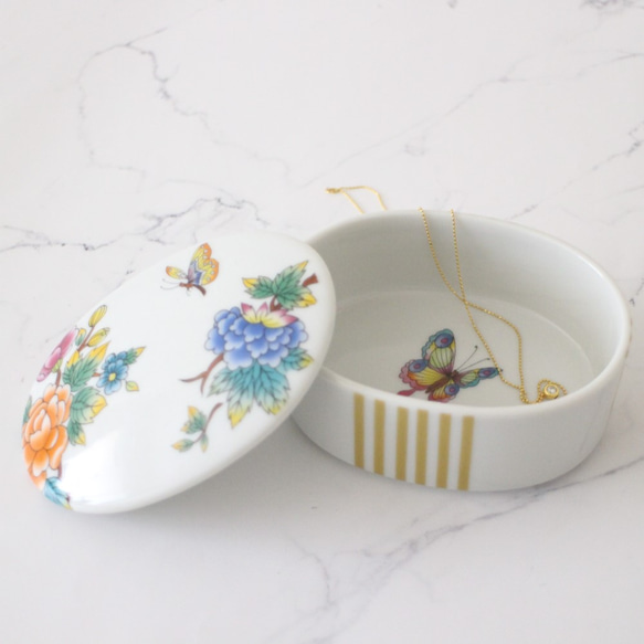 ヘレンド 蓋付き 小物入れ ヘレンド HEREND ウィーンの薔薇 ボンボ