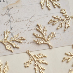 ◆送料無料◆Gold coral branch charm 高品質 サンゴの枝 チャーム 2枚目の画像