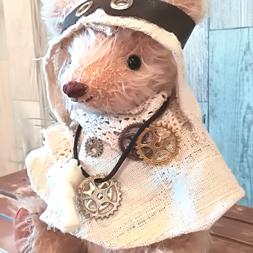 アンティーク調くまちゃん テディベア ぬいぐるみ ぬいぐるみ ひぐま組 