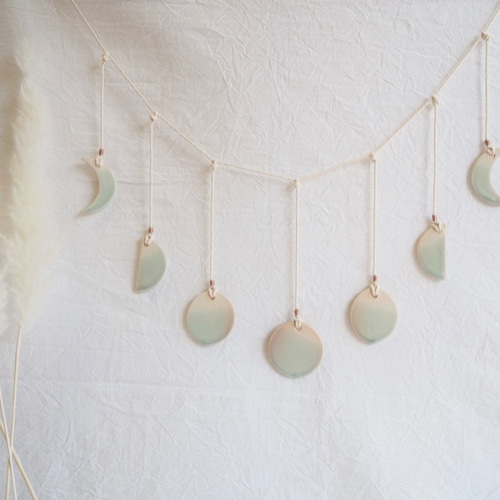 月の満ち欠け 三日月 ガーランド ガーランド CETHLO 通販 11756001