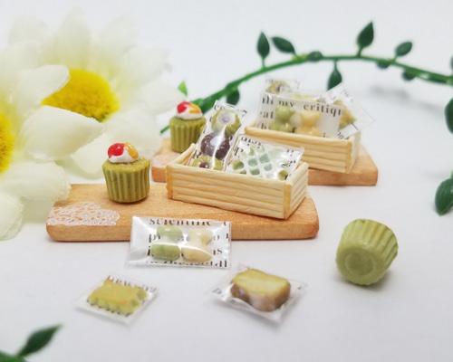 ミニチュアスイーツ オーダー不可☆ロータスカップケーキセット da14b2a88a4380c634ddadd6172878