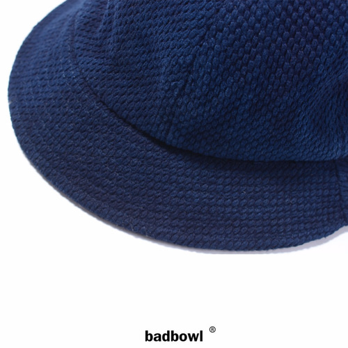 藍染 バケット ハット 刺し子 帽子 DaisyMae 帽子（メンズ） BADBOWL