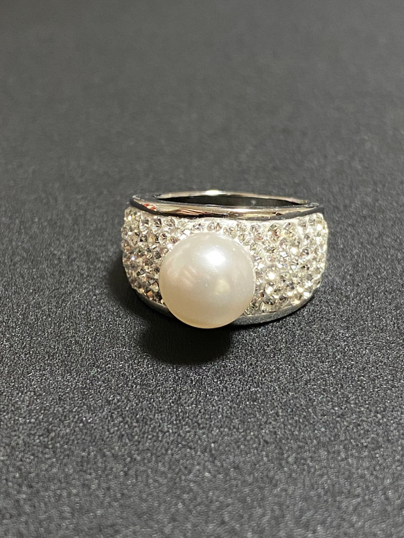 white pearl ring 4枚目の画像