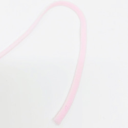 【SALE】日本製 4m 春マスクゴム 平タイプ ソメイヨシノの淡い桜色ベビーピンク 耳に優しいふわふわ肌触り 4mm幅 3枚目の画像