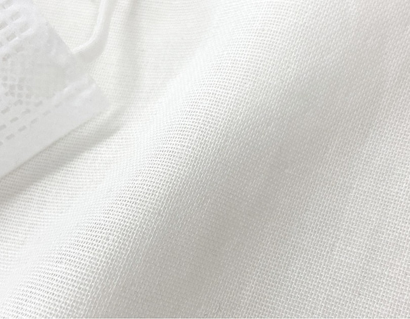 【SALE】日本製ダブルガーゼ 抗菌防臭加工 銀イオン 50×70cm ホワイト白ガーゼマスク インナーマスクにも 1枚目の画像