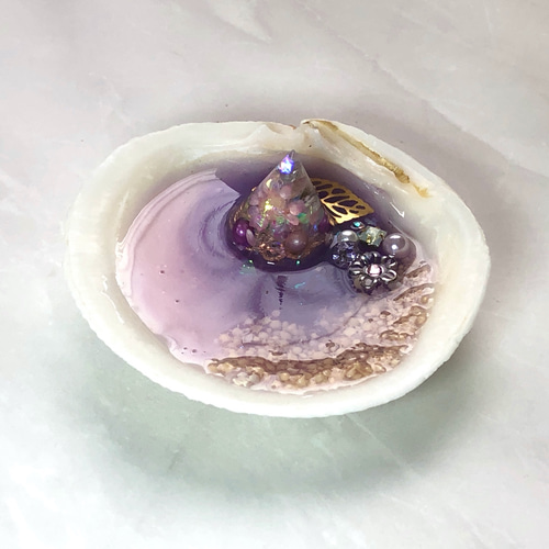 オルゴナイト トレー 小物入れ ピンク系 オルゴナイト トレー 小物入れ ピンク系