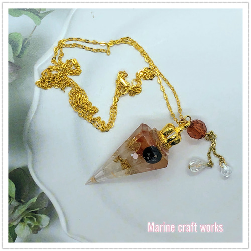 魔除け】鳳凰のオルゴナイト【御守り】