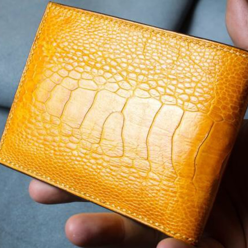 ダチョウ革 財布 メンズ- 100%ハンドメイド その他ミニ財布