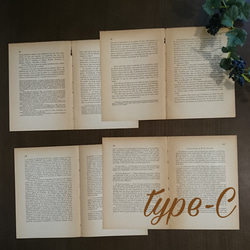 選べる!フランス語・ドイツ語・英語アンティーク洋書ペーパー(英字ペーパー)　　韓国インテリアにも 4枚目の画像