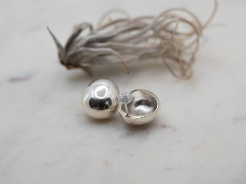 エッグピアス　シルバー