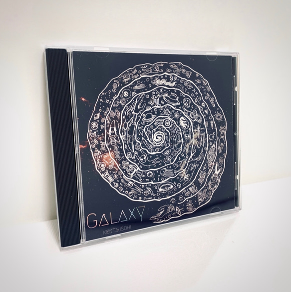 オリジナルCD『GALAXY/礒飛健太』6曲(イラスト歌詞カード付き) 2枚目の画像