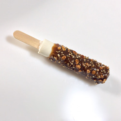 チョコアイスバー☆ナッツ&クランチ、ミニチュア食品サンプル 5枚目の画像