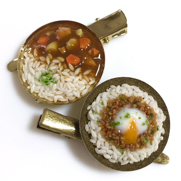 キーマカレーのブローチピン 2枚目の画像