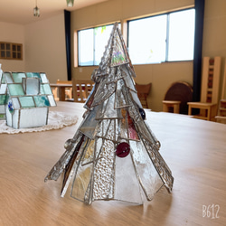 クリスマスツリー(ステンドグラス用ガラス使用) 3枚目の画像