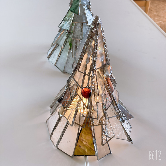 クリスマスツリー(ステンドグラス用ガラス使用) 4枚目の画像