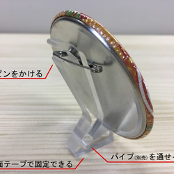 缶バッジスタンド(中) 《1セット5個》 Φ40～58ｍｍ用 3枚目の画像