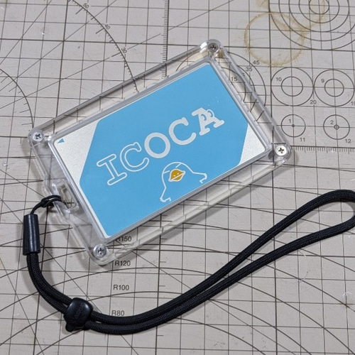 アクリルIDカードホルダー (縦型) 名刺入れ・カードケース しま工房