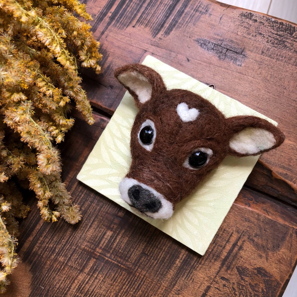 ジャージー牛(羊毛フェルト) ジャージー牛(羊毛フェルト) フェルト 動物