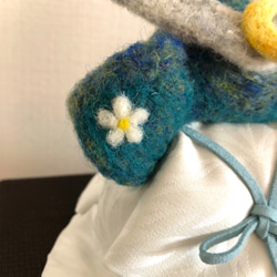 兜飾り　羊毛フェルト　五月人形　コンパクト　Creema限定 3枚目の画像