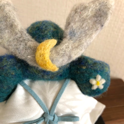 兜飾り　羊毛フェルト　五月人形　コンパクト　Creema限定 5枚目の画像