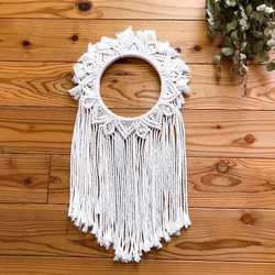 macrame fringe wreath 1枚目の画像