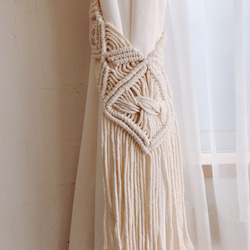 [20%offNO]72 ウミウサギのマクラメタペストリー 20%offNO]72 ウミウサギのマクラメタペストリー