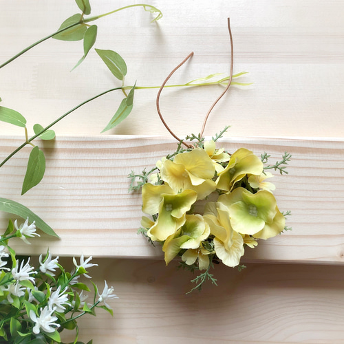 ミニミニリース〜smile flower〜 リース natural358 通販 9449922