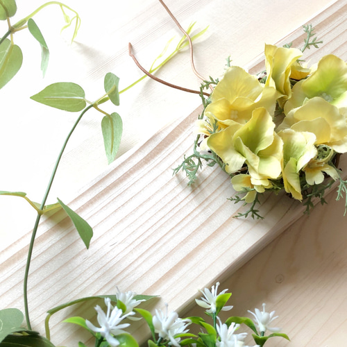 ミニミニリース〜smile flower〜 リース natural358 通販 9449922