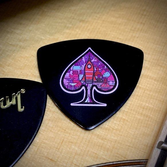 カスタムギブソンギターピック（FUTURE BAR) 3枚目の画像