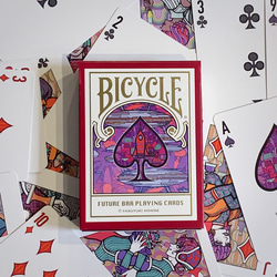 Bicycle Future Bar Playing Cards (カスタムバイスクル オリジナル トランプ ) 1枚目の画像