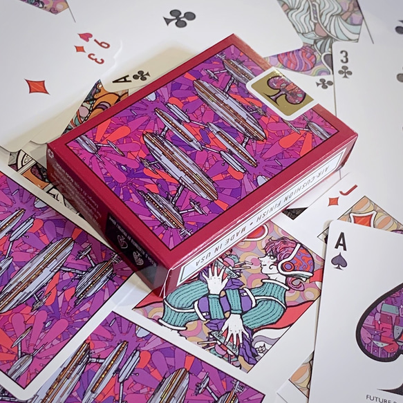 Bicycle Future Bar Playing Cards (カスタムバイスクル オリジナル トランプ ) 2枚目の画像