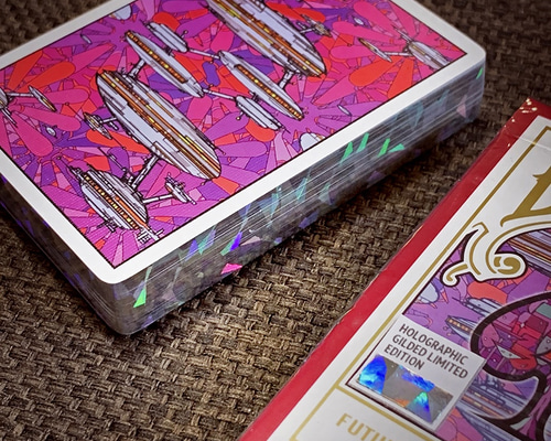 Holographic Gilded版】Bicycle Future Bar Playing Cards (トランプ