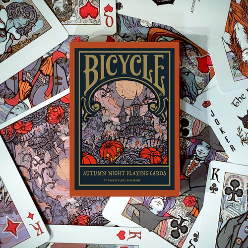 Bicycle Autumn Night Playing Cards (カスタムバイスクル オリジナル
