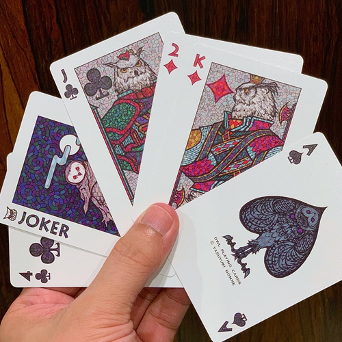 Bicycle Owl Playing Cards (カスタムバイスクル フクロウ オリジナル