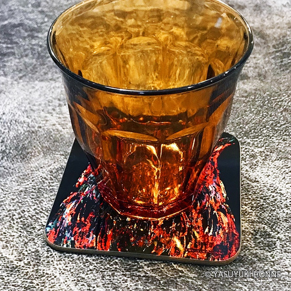 木製コースター(ふくろう) 2枚目の画像