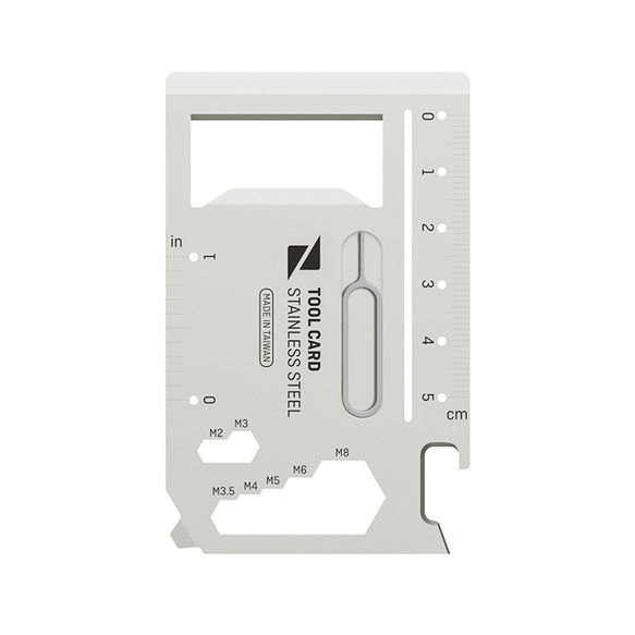 カードタイプマルチツール - シルバー その他雑貨 ZENLET 通販 8446114