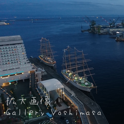 みなと神戸に咲く華 「夕夜景」 「港のある暮らし」 A3サイズ光沢写真横 神戸風景写真 港町神戸 送料無料 3枚目の画像
