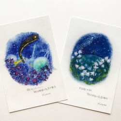 宮澤賢治 童話の世界 イラストカード５枚セット 2枚目の画像