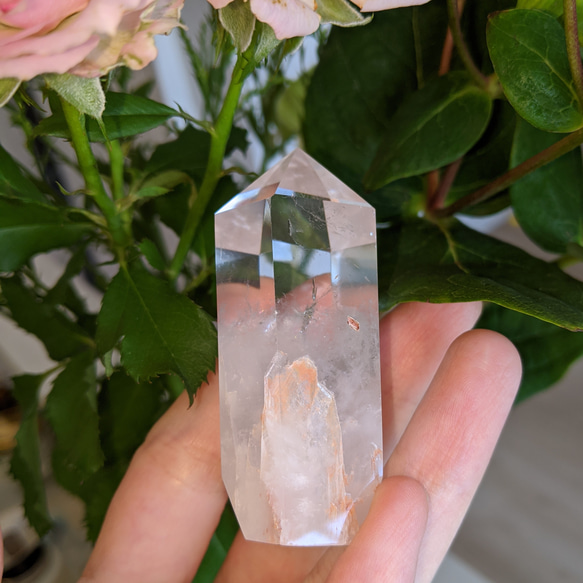 天然石 ヒマラヤ産 水晶 クリスタル✡虹入り　浄化 3枚目の画像