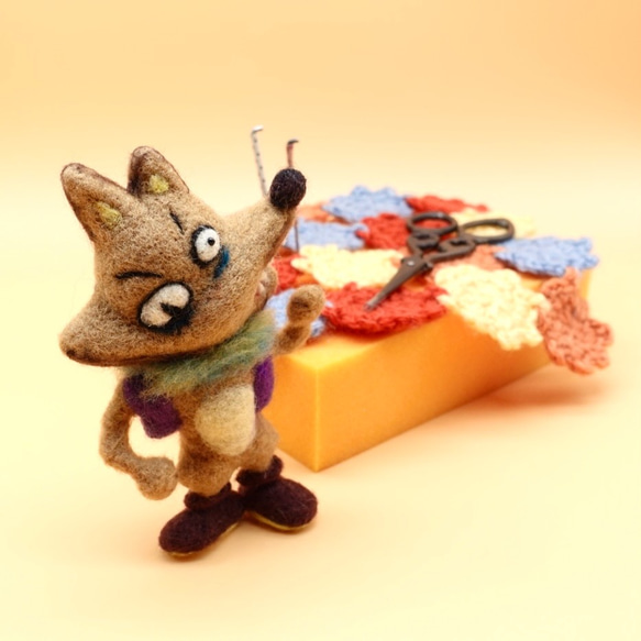 Howakero ほわケロ 羊毛フェルト鹿